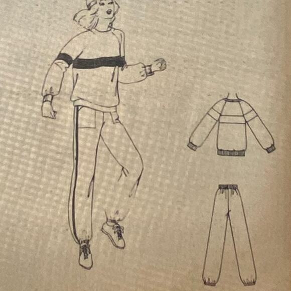 Simplicity 6021 Pattern Sweats Miss 6-10 Tracksuit Comfort Loungewear Sporty - Picture 2 of 7